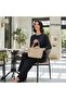 Premium g Logo Diagonal Woven Women's Hand and Shoulder Bag - 4