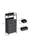 5-Drawer Fabric Dresser, Tall Storage Organizer - 2