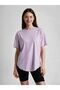 Women's Oversize Loose T-Shirt - Sleeves and Hem Seamless, Soft Fabric