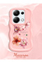 Redmi Note 13 Pro 4g Compatible Case Camera Protector Pink Silicone Couple Phone Case Floral Pattern - 2