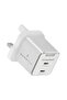 Premium Compact GaN Wall Charger White