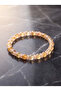 Citrine - Pink Quartz Natural Stone Bracelet (6 mm)