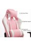 Gaming Chair, Gaming Chair for Adults Computer Chair with Footrest, Heavy Duty 400 lbs Headrest, Height and Backrest Adjustable pink color - 6