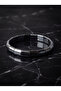 Hematite Natural Stone Men's Bracelet (Model 14) - 4