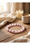 Pink Quartz - Amethyst Natural Stone Bracelet (8 mm) - 2