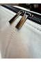 Genuine Leather, Large Size, Travel, Tablet, Sports, Women's White Backpack - 5