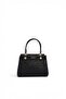 Black - Women's Handbag with Black Logo Sp1293