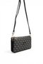 Smoked - Black Monogram Women's Crossbody Bag Sp1291 - 2
