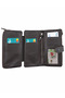 Women's Genuine Leather Zippered Multi-Compartment Long Wallet - 7