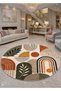 Sdt Traditional Patterned Modern Woven Base Decorative Carpet Sdtamor2843 - 2