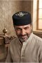 Men's Tuğra Embroidered Luxury Embroidered Ottoman Prayer Cap - 5