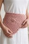 Women's Mesh Lace-Look Multi-Purpose Bandana Summer Beach Compatible Perforated Knitwear Hair Bandana and Waist Accessory - 4