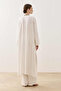 Slit Long Blouse White - 6