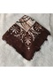 Handmade Needlework Writing, Scarf, Yemeni, Mevlit Cover, Head Cover, 4 Sides Embroidered, 100*100cm - 5