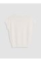 Özmarka New Season Ecru Crew Neck Women's Knitwear Sweater - 7
