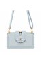 Wood 3 Compartment Burs Detailed Crossbody Bag - 2