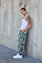 Men's Pleated Loose Shalwar Trousers with Elastic Waist and Cuffs - 3