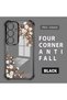 Samsung Galaxy S25 Compatible Transparent Back Four-Corner Reinforced Impact Protection Silicone Case