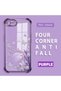 iPhone 7/8/Se 2020 2022 Compatible Transparent Four Corner Silicone Coated Glossy Edge Case