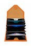 Genuine Leather Small Card Holder Wallet with Compartments - 3