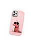 Pink Silicone Case with Shock-Absorbing Camera Protections, Compatible with iPhone 11 Pro - 3