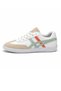 Women's Daily Sports Shoes Lace-Up Comfortable Sole Casual Sneaker - Beige/White Mint Orange Detailed - 2