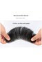 Frontal Hairpiece for Women Natural Black Hair Extension Hairline Loss Straight Tape in Human Hair Replacement Toupee - 3