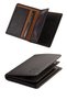 Signature 1477 Genuine Leather Vertical Premium Men's Card Holder Wallet Dark Brown-Tan – 10 Year Stitching Guarantee