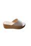 Women's Wedge Heel Flat Model Soft Slippers