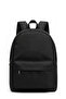 Nova Waterproof Black Unisex Daily Backpack - Stylish Travel Bag