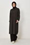 Shirt Collar Sweatshirt Tunic 46768