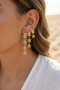 Set of 3 Gold Color Starfish Model Earrings - Ebj260725W44412 - 2
