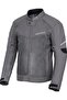 Jk118 Motorcycle Jacket Summer Mesh Durable Canvas Fabric Biker Jacket Gray