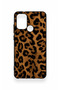 Casper Via F20 Compatible Dark Leopard Leather Patterned Silicone Case - 3