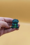 Cute Green Frog Figurine Keychain Bag Ornament Charm with Movable Parts - 5
