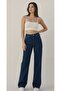 Hazel Women's Navy Blue Casual Super High Waist Lycra Jeans Trousers - 3