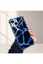 iPhone 14 Compatible Transparent Back Panel Four-Corner Reinforced Impact Protection Glossy Edge Silicone Case - 4