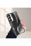 Samsung Galaxy S23 Fe Compatible Transparent Back Four Corners Reinforced Impact Protection Silicone Case - 4