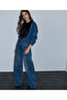 Contrast Satin Belted Trousers - 2