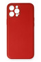 Aconcept iPhone 12 Pro Case Coco Leather Silicone Cover (113706) - Red