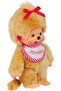Monchhichi Beige Girl with Bib - 5