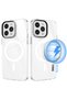 حافظة ACONCEPT لهاتف iPhone 12 Pro Max من السيليكون المغناطيسي (211432) - شفافة - 2