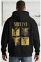 Nirvana Rock Metal Music Band Back Printed Unisex Oversize Combed Cotton Hoodie