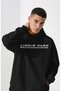 Linkin Park Rock Metal Music Band Back Printed Unisex Oversize Premium Hoodie - 4