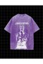 Anime One Piece Zoro Printed Washable Vintage Unisex Oversize T-Shirt - 4