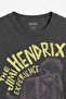 The Jimi Hendrix Experience Electric Guitar Guitarist Psychedelic Rock Music Anthracite Melange T-Shirt - 2
