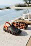 Black Orange Daily Beach Pool Beach Slippers Unisex Slippers & Sandals - 3
