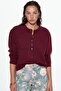 Viorna Round Neck Buttoned Ribbed Cardigan - 3