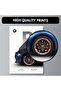 BMW M4 CS 3 Panel Canvas Wall Art | 30x40 Inches Gallery Wrapped | Blue Metallic Supercar Poster | Office Garage Decor | Split Wall Art - 4