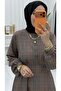 Plaid Dress Mink - 3